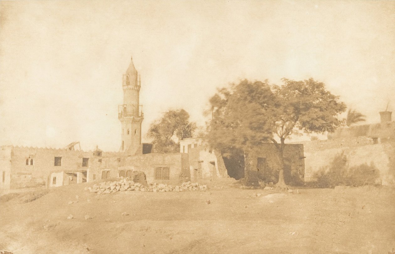 बेनी-सूफ, 1850 में लिया गया दृश्य। द्वारा मैक्सिम डू कैंप
