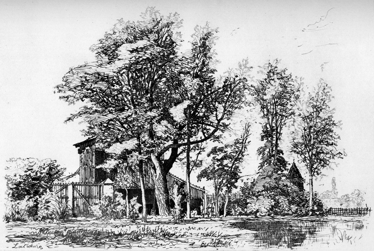 द अकेसियस, c1850-1895 1924 द्वारा मैक्सिम लल्लन