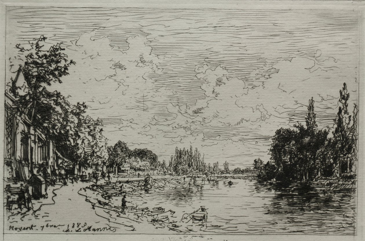 डूबना, 1883। द्वारा मैक्सिम लल्लन