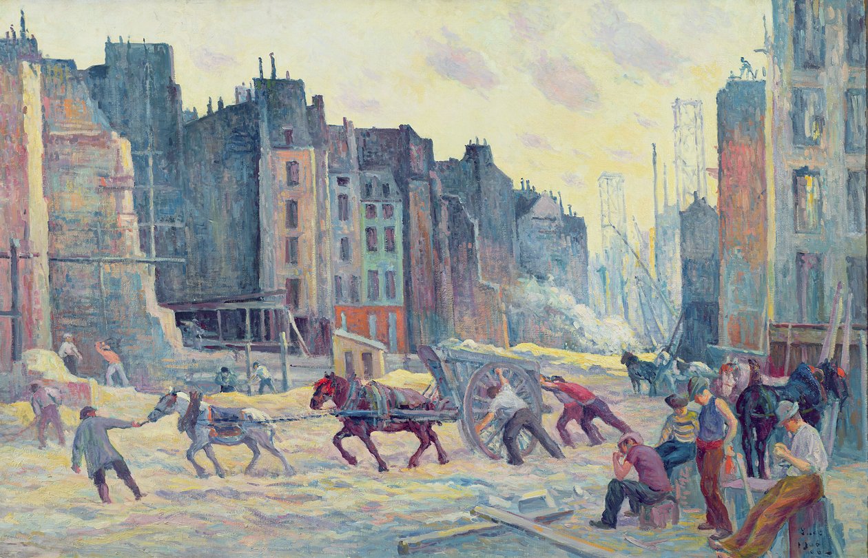 Rue Reaumur, 1906-08 में काम करें द्वारा मैक्सिमिलिन लूस