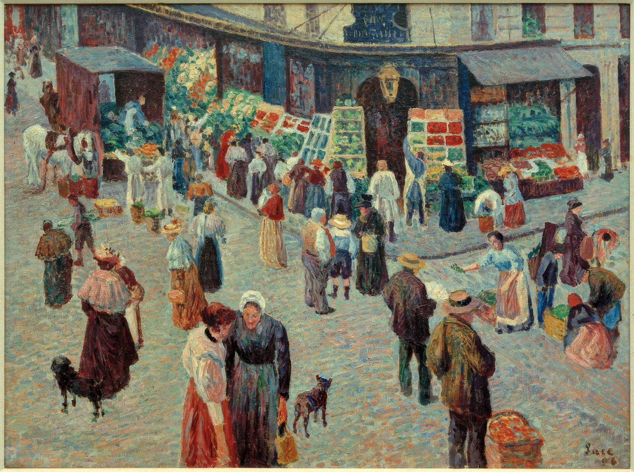 किराना स्टोर, Rue des Abbesses द्वारा मैक्सिमिलिन लूस