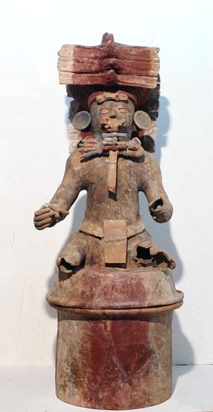 कोपन, होंडुरास, मध्य अमेरिका, लेट क्लासिक पीरियड (600-900 ईस्वी) (टेराकोटा) से अगरबत्ती द्वारा माया मय