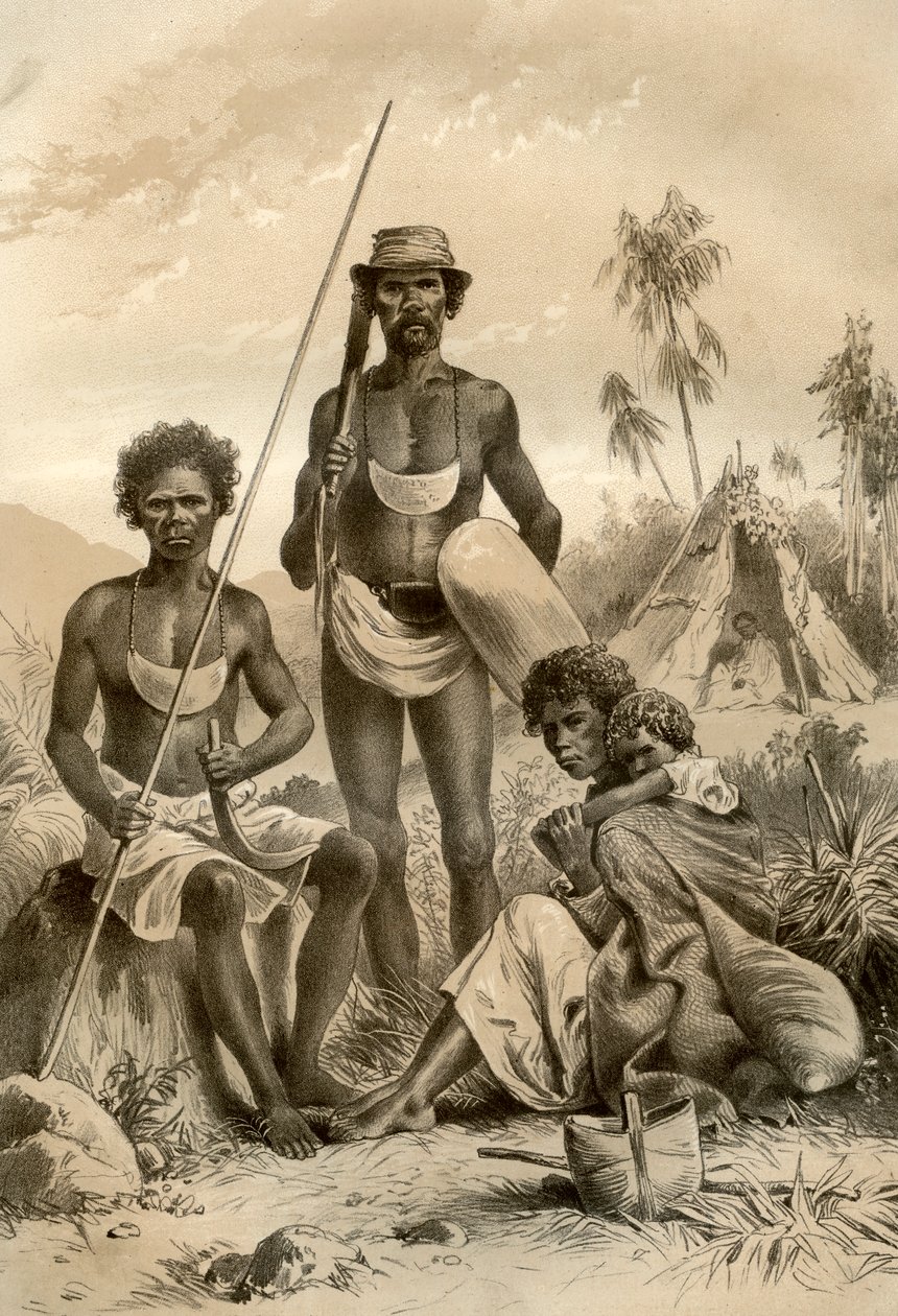 ऑस्ट्रेलिया के आदिवासी, 1879 द्वारा McFarlane और Erskine