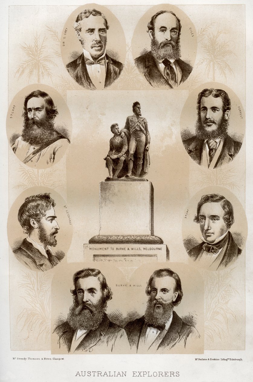 ऑस्ट्रेलियाई खोजकर्ता, 1879 द्वारा McFarlane और Erskine