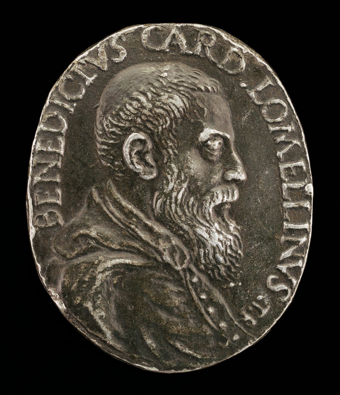 जेनोवा के बेनेडेटो लोमेलिनी, 1517-1579, कार्डिनल 1565 [विपरीत]। द्वारा पदक विजेता TR