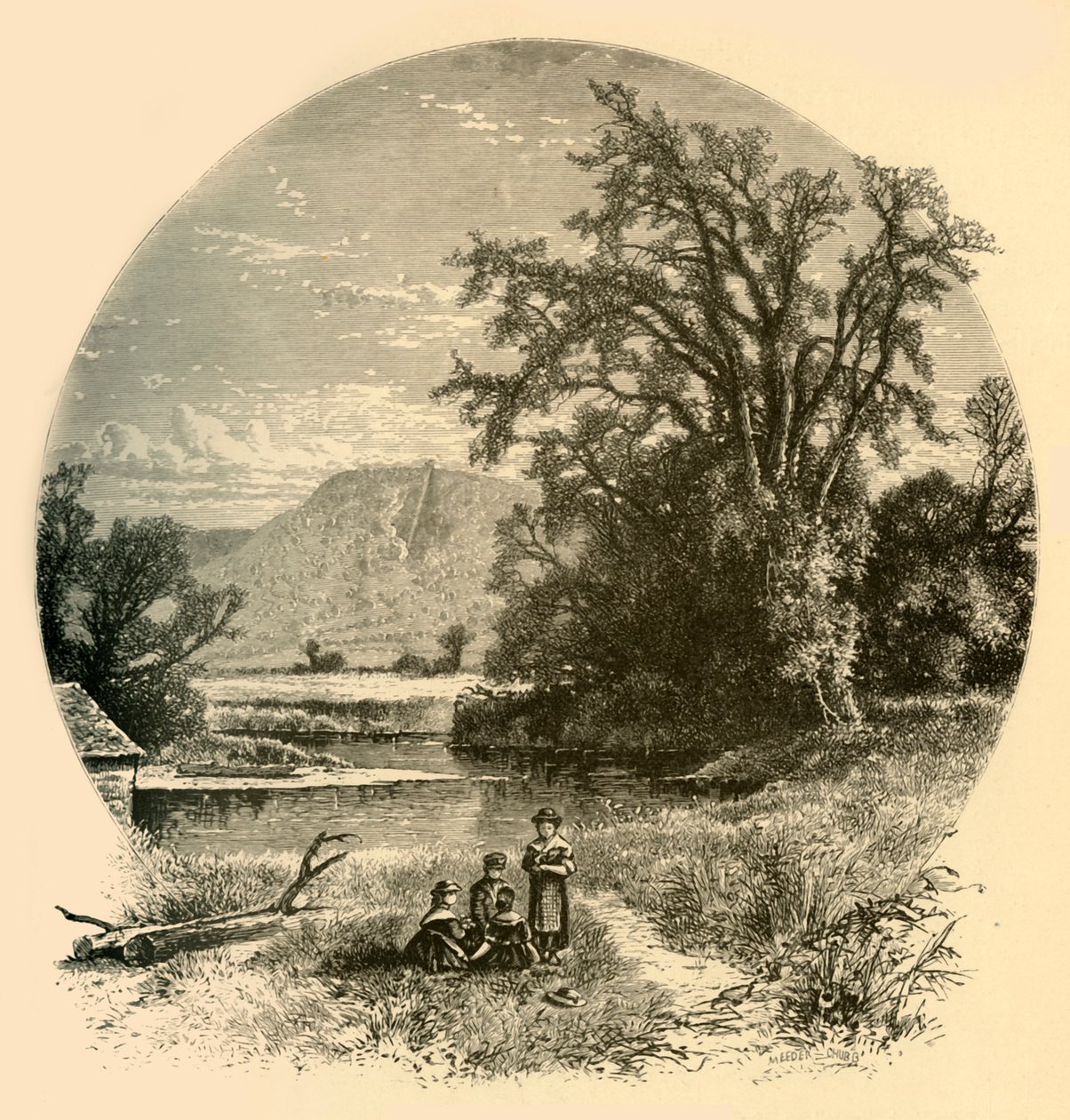 नॉर्थम्प्टन मीडोज, 1874। द्वारा मीडर और चुब्बो