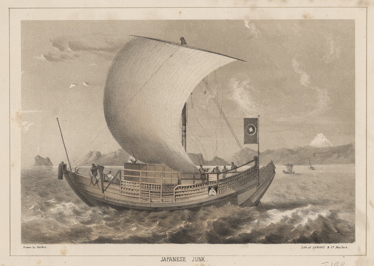 जापानी जंक, 1855 द्वारा मेफ़्फ़र्त