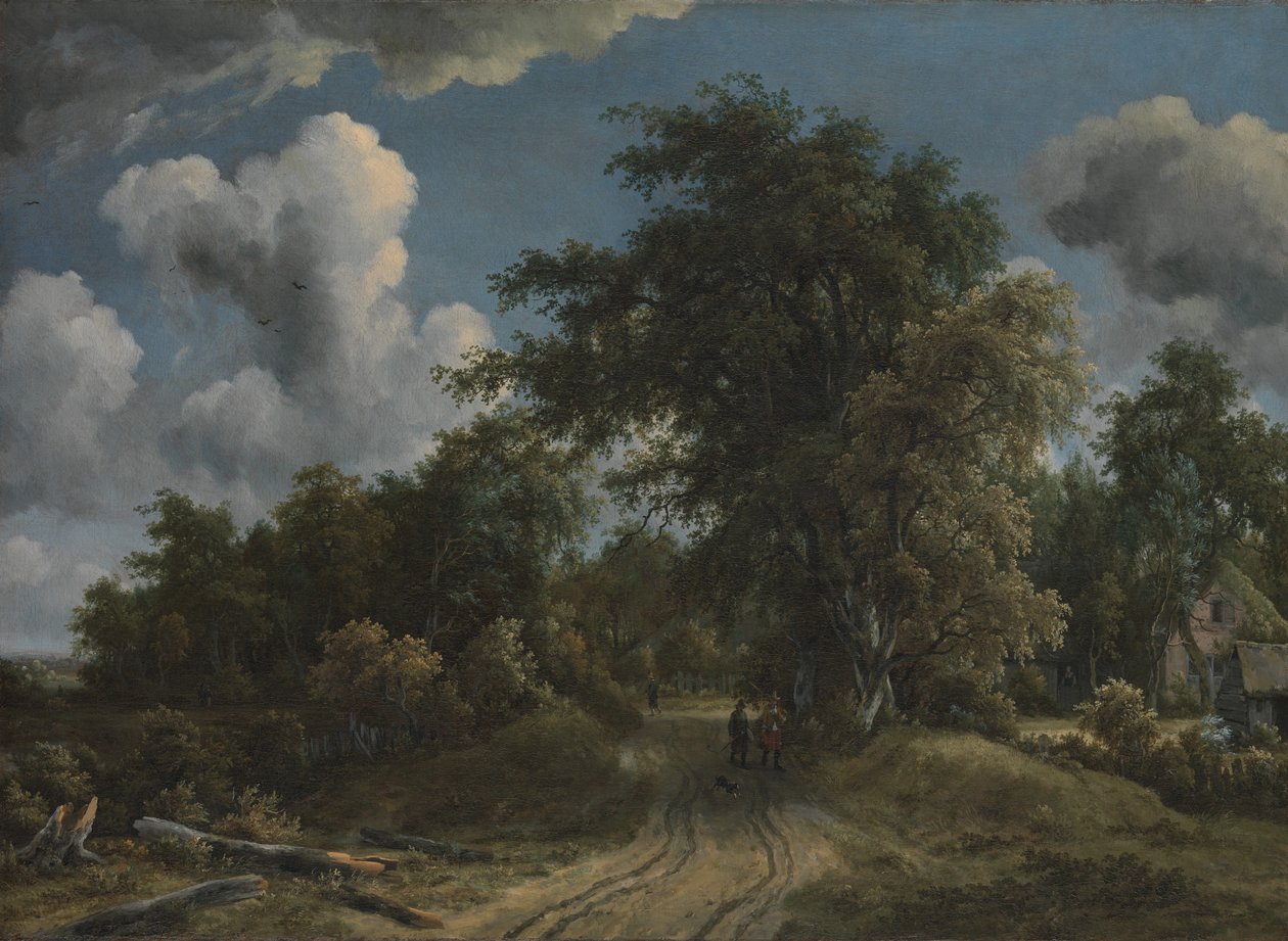 वुडलैंड रोड, ca. 1670। द्वारा मेइंडर्ट हॉबेमा