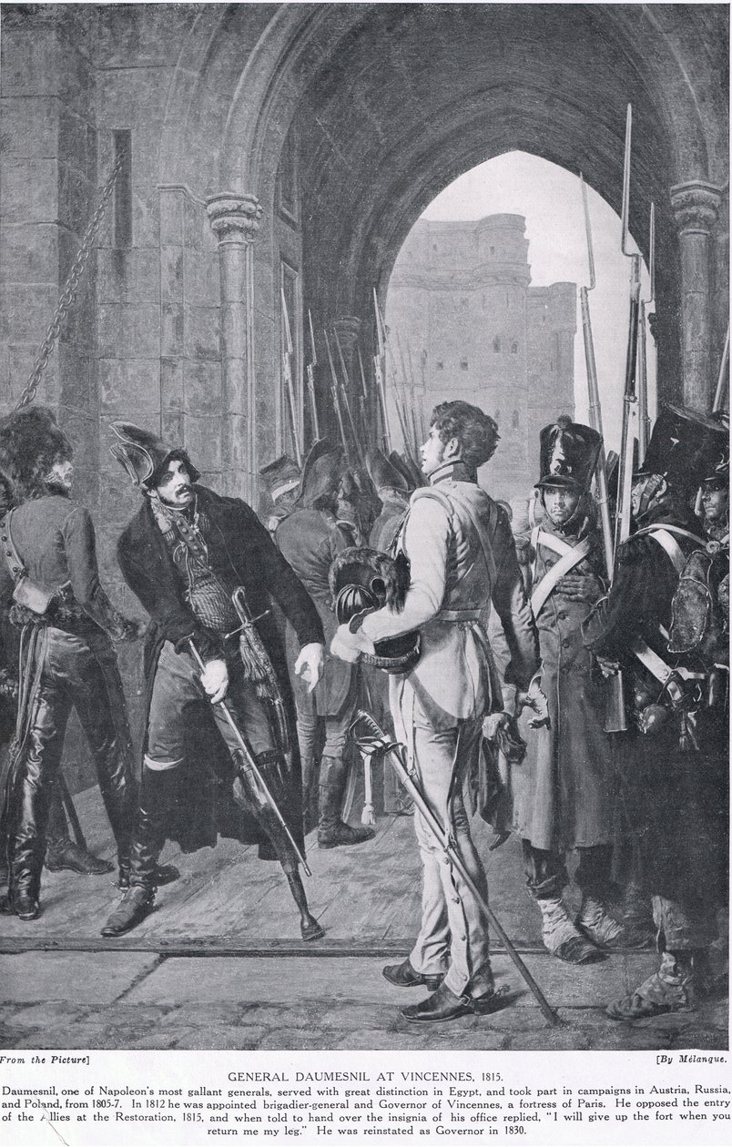 1815 में विन्सेन्स में जनरल डूमस्नील, &39;हचिन्सन हिस्ट्री ऑफ द नेशंस&39;, सी। 1910 द्वारा Melanque