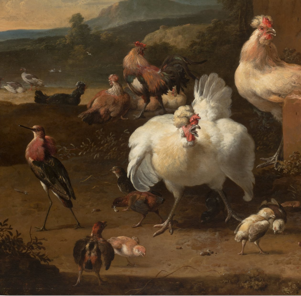 मेनगार्इ से विस्तार, c.1680 द्वारा मेल्चिओर डी होंडेकोटर