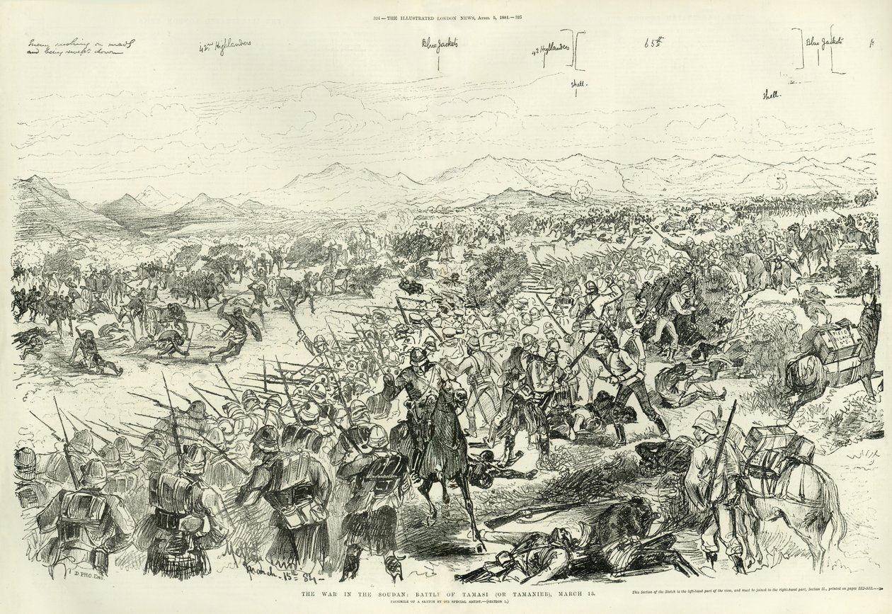 13 मार्च 1884, 1884 को तमई की लड़ाई द्वारा मेल्टन प्रायर