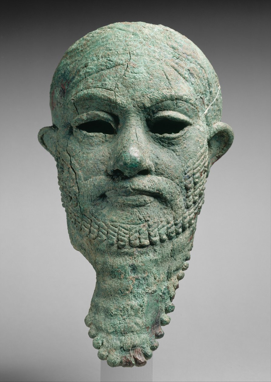 शासक का प्रमुख, c.2300-2000 ईसा पूर्व (तांबा मिश्र धातु) द्वारा मेसोपोटामियन मेसोपोटामियन