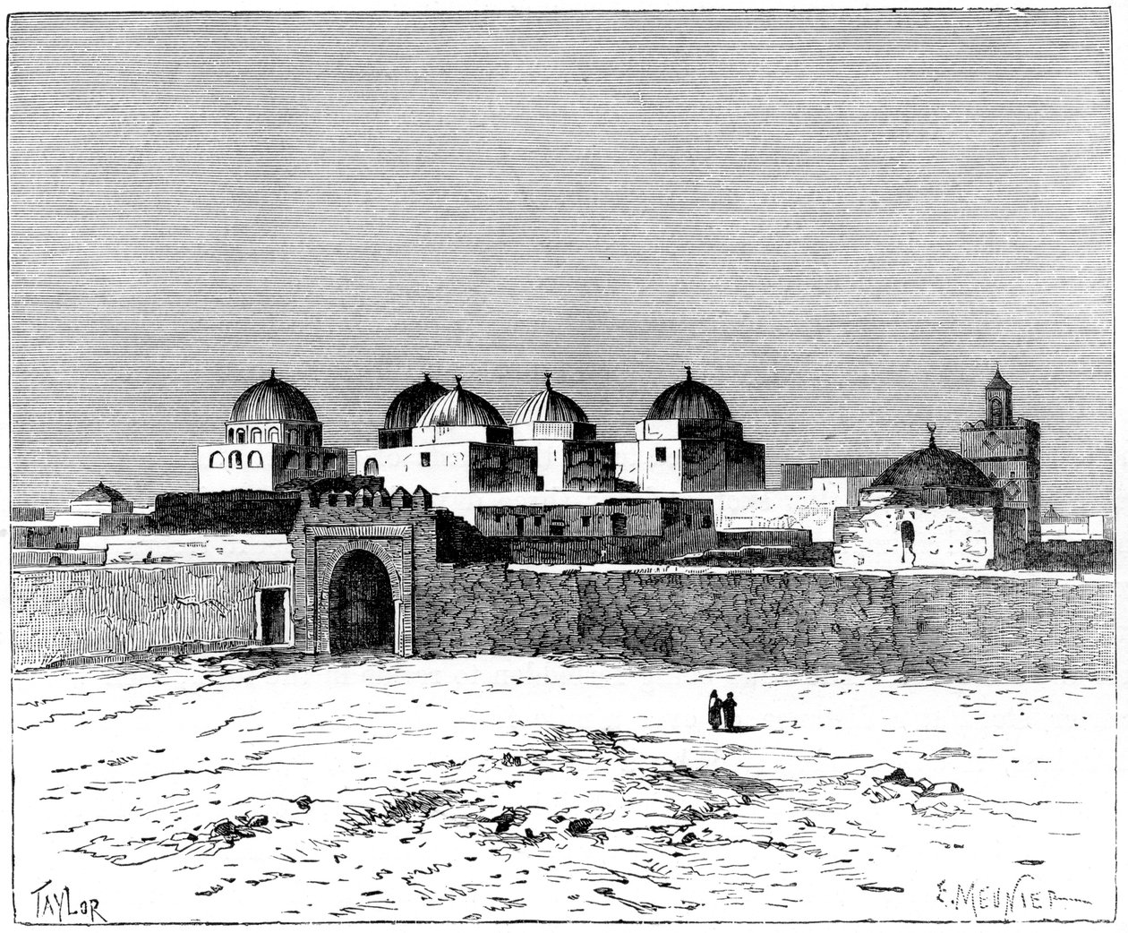 द मस्जिद ऑफ़ द स्वॉर्ड्स, कैरवन, c1890 द्वारा Meunier
