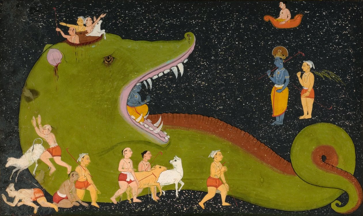 अगसुरा पर कृष्ण विजय द्वारा मेवाड़ स्कूल