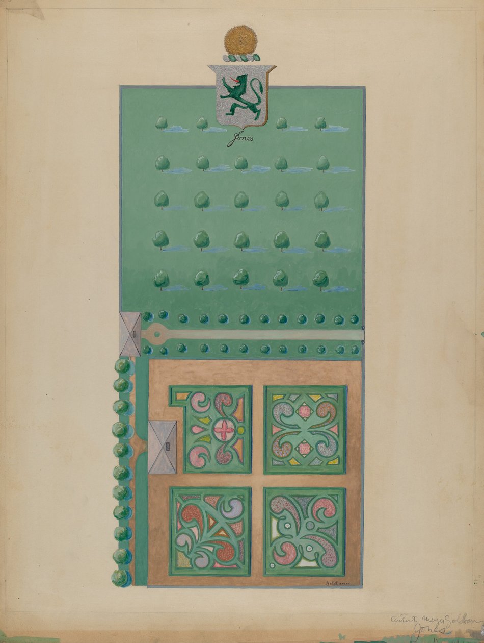 थॉमस जोन्स एस्टेट, सी। 1936. द्वारा मेयर गोल्डबाम