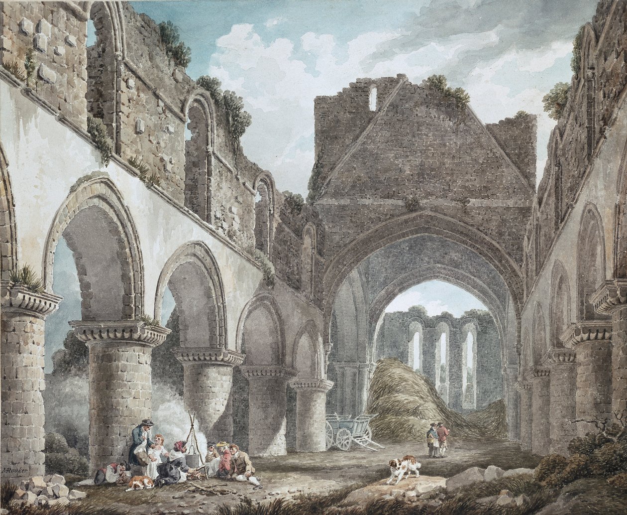 बिल्डवास एबे, श्रॉपशायर, c1760-1800 द्वारा माइकल एंजेलो रूकर