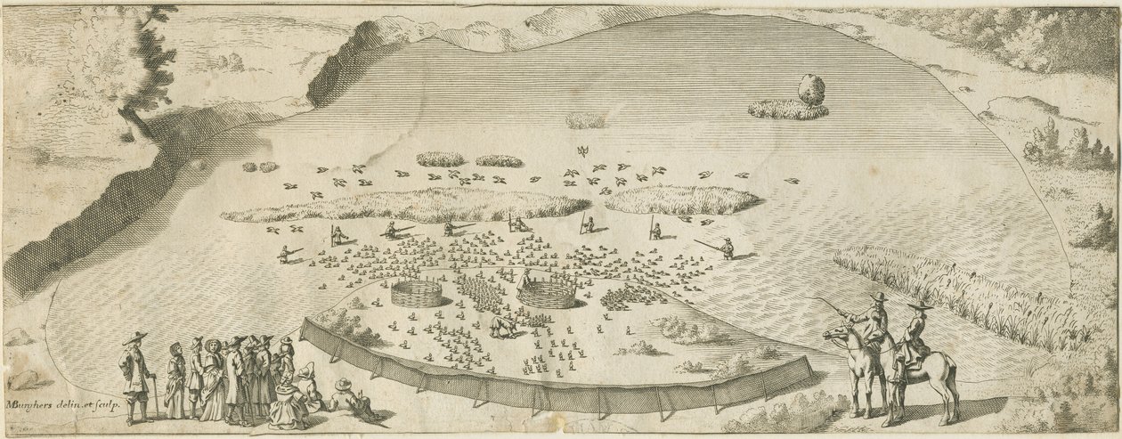 हाई ऑफली - शेबेन पूल: उत्कीर्णन, एन डी [1653-1686] (प्रिंट) द्वारा माइकल बर्गर