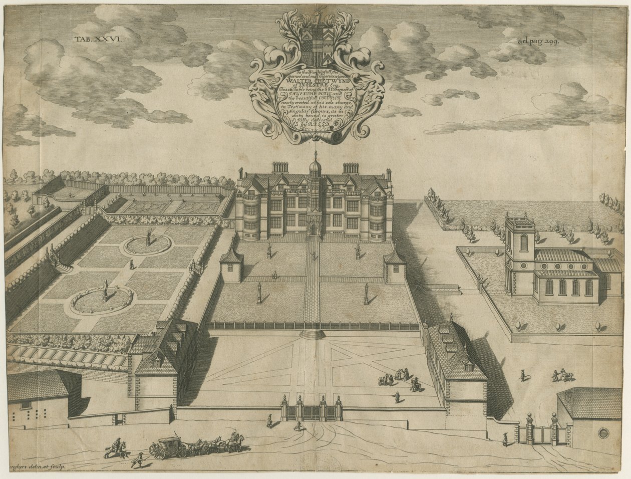 सबसे भीतरी हॉल: कॉपर-प्लेट उत्कीर्णन, एन डी [1653-1686] (प्रिंट) द्वारा माइकल बर्गर