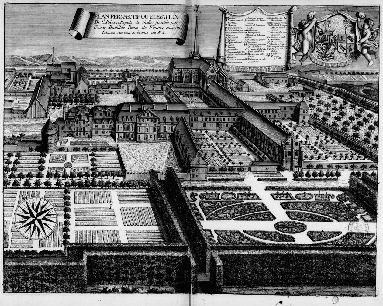 1688 में एब्ले चेले द्वारा मिशेल जर्मेन