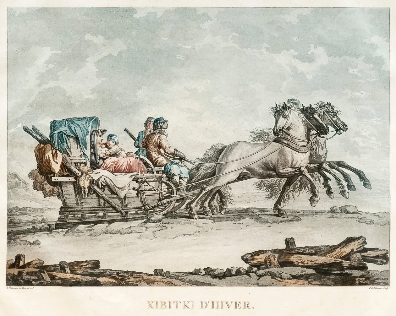 किबिटका, 1810s द्वारा मिशेल फ्रेंकोइस दमम डेमार्ट्रेइट