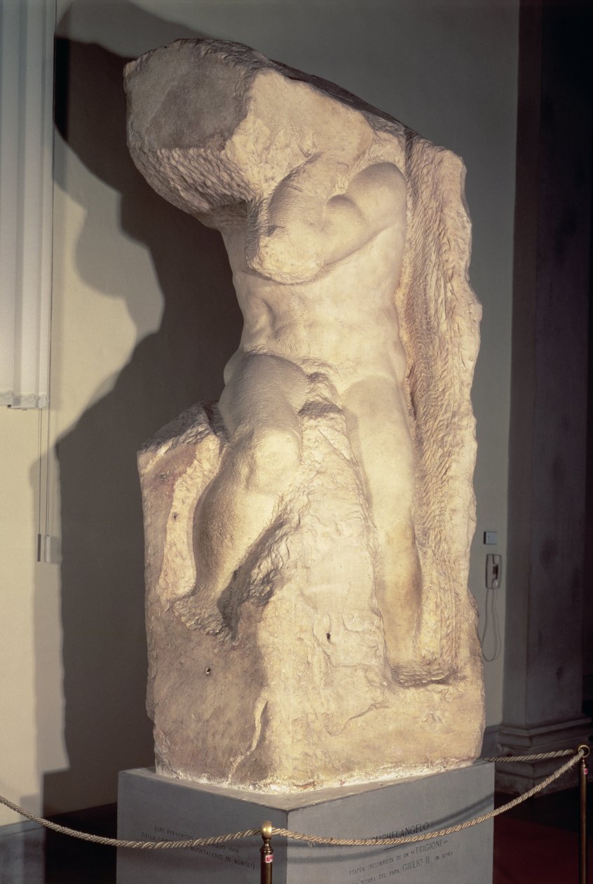 "एटलस" गुलाम, c.1520-23 द्वारा माइकल एंजेलो बुओनारोती