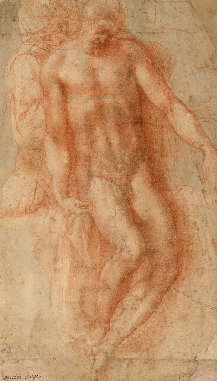 पिएटा, c.1530-36 (लाल चाक) द्वारा माइकल एंजेलो बुओनारोती