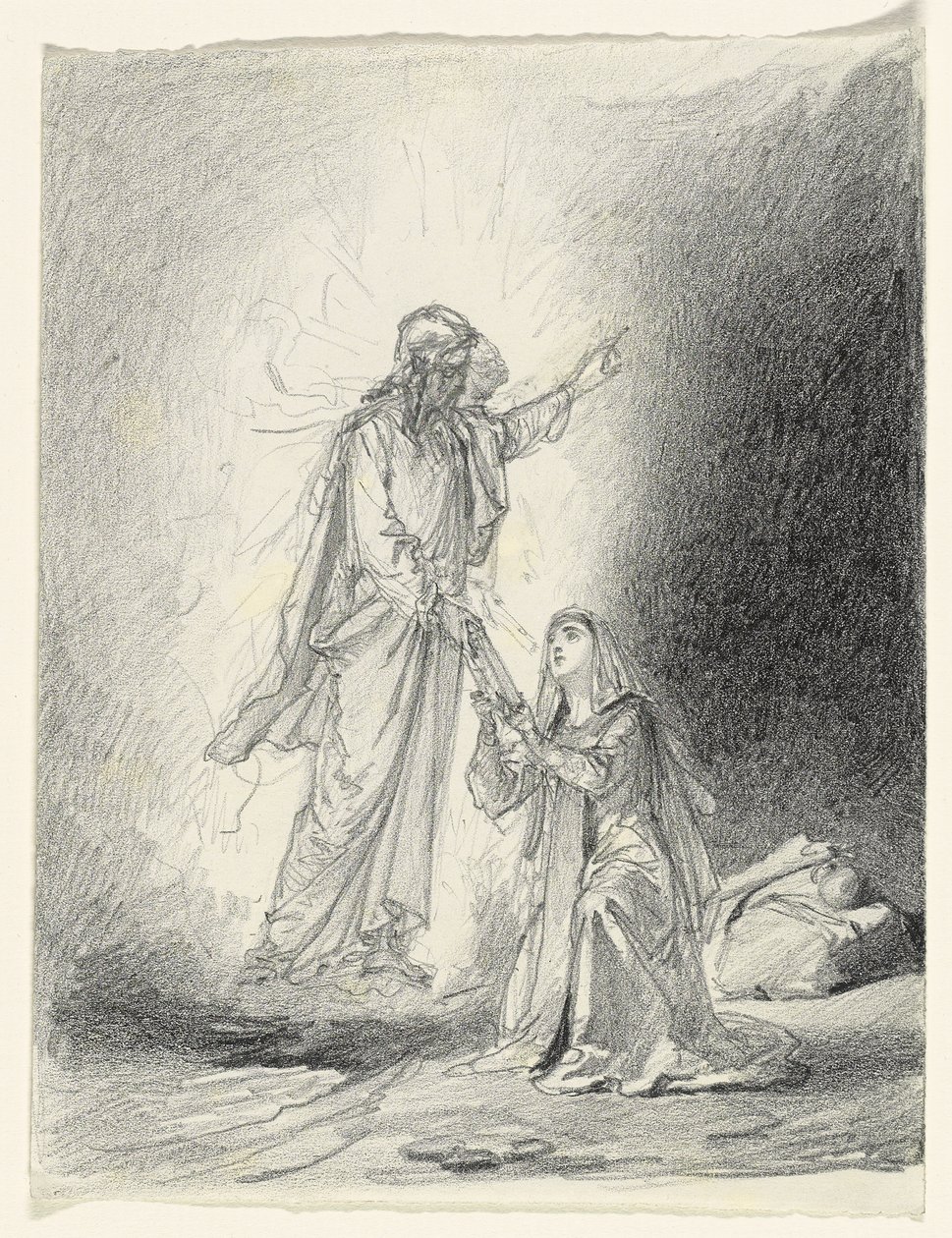 छुई मुई; Noli me tangere द्वारा Zichy द्वारा Mihaly