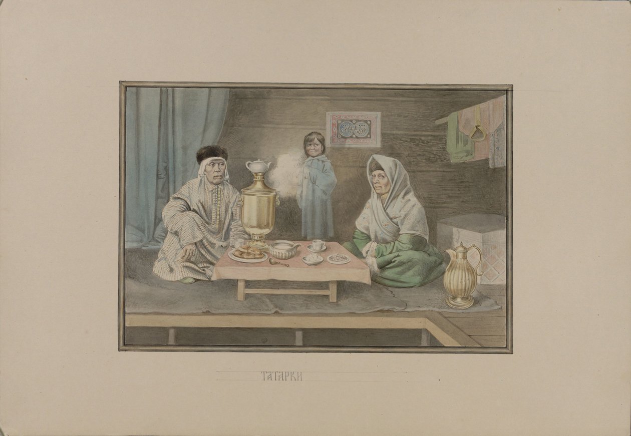 तातार महिला, 1862। द्वारा मिखाइल Stepanovich Znamensky