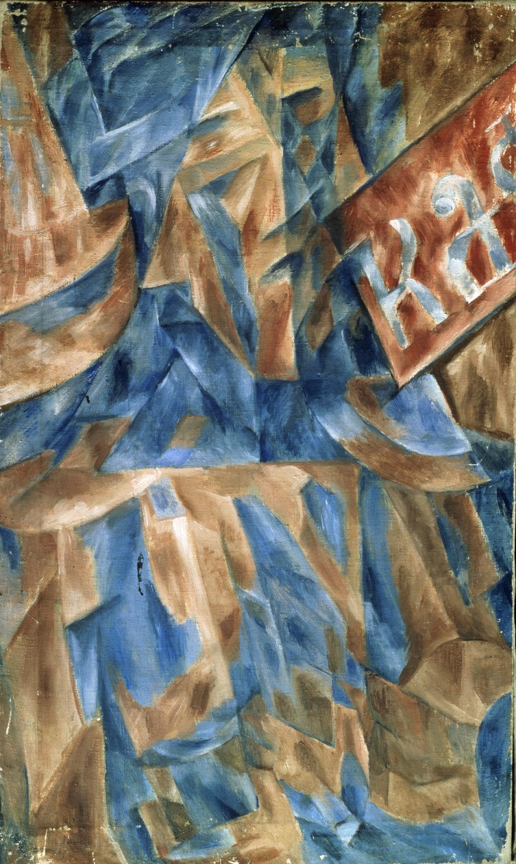 लेडी इन ए कैफ़े, 1910s द्वारा मिखाइल वासिलीविच ले डंट्यू