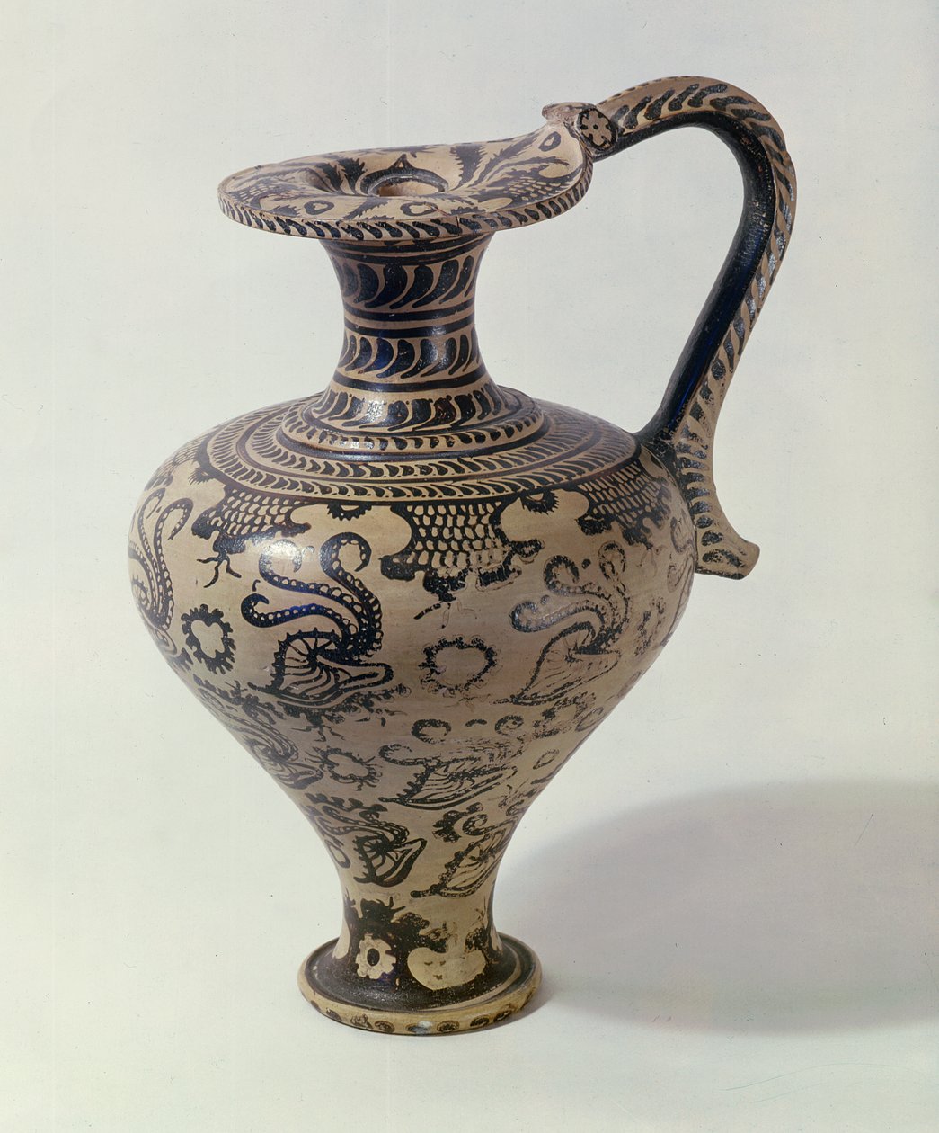समुद्री सजावट (मिट्टी के बर्तन) के साथ ओनोचो द्वारा Minoan