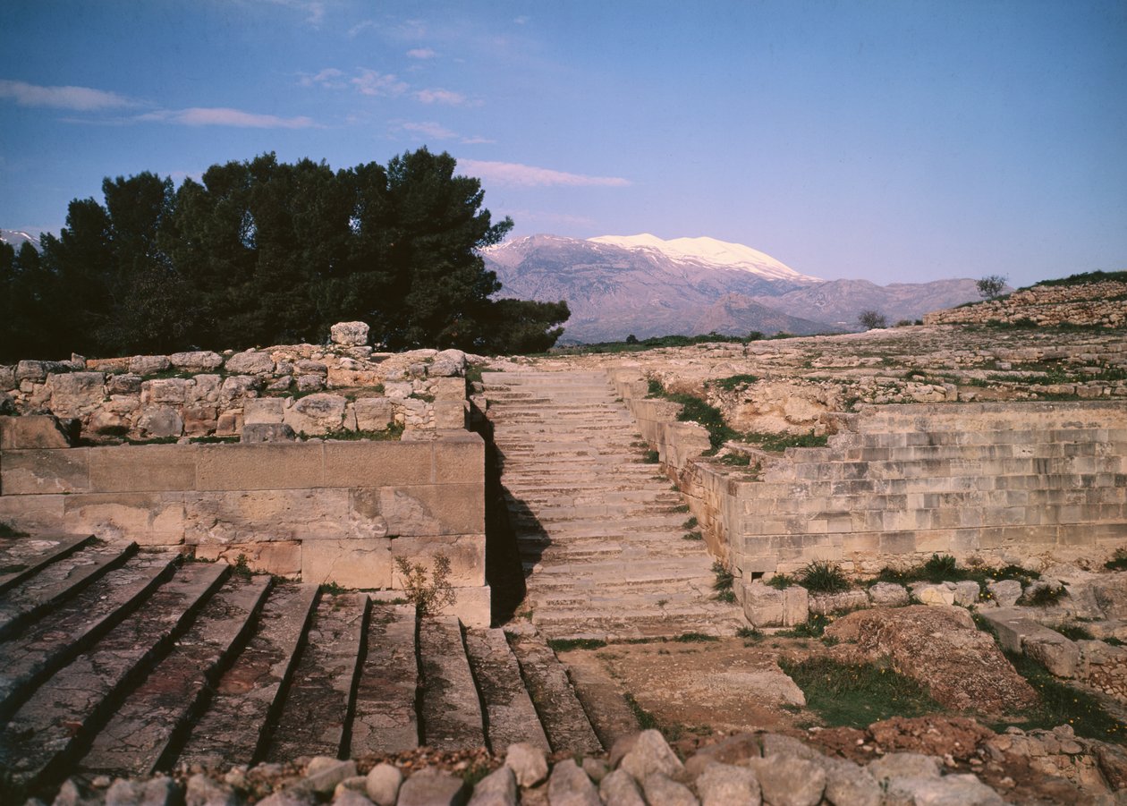 पैलेस का दृश्य, c.1900-1700 ई.पू. द्वारा Minoan