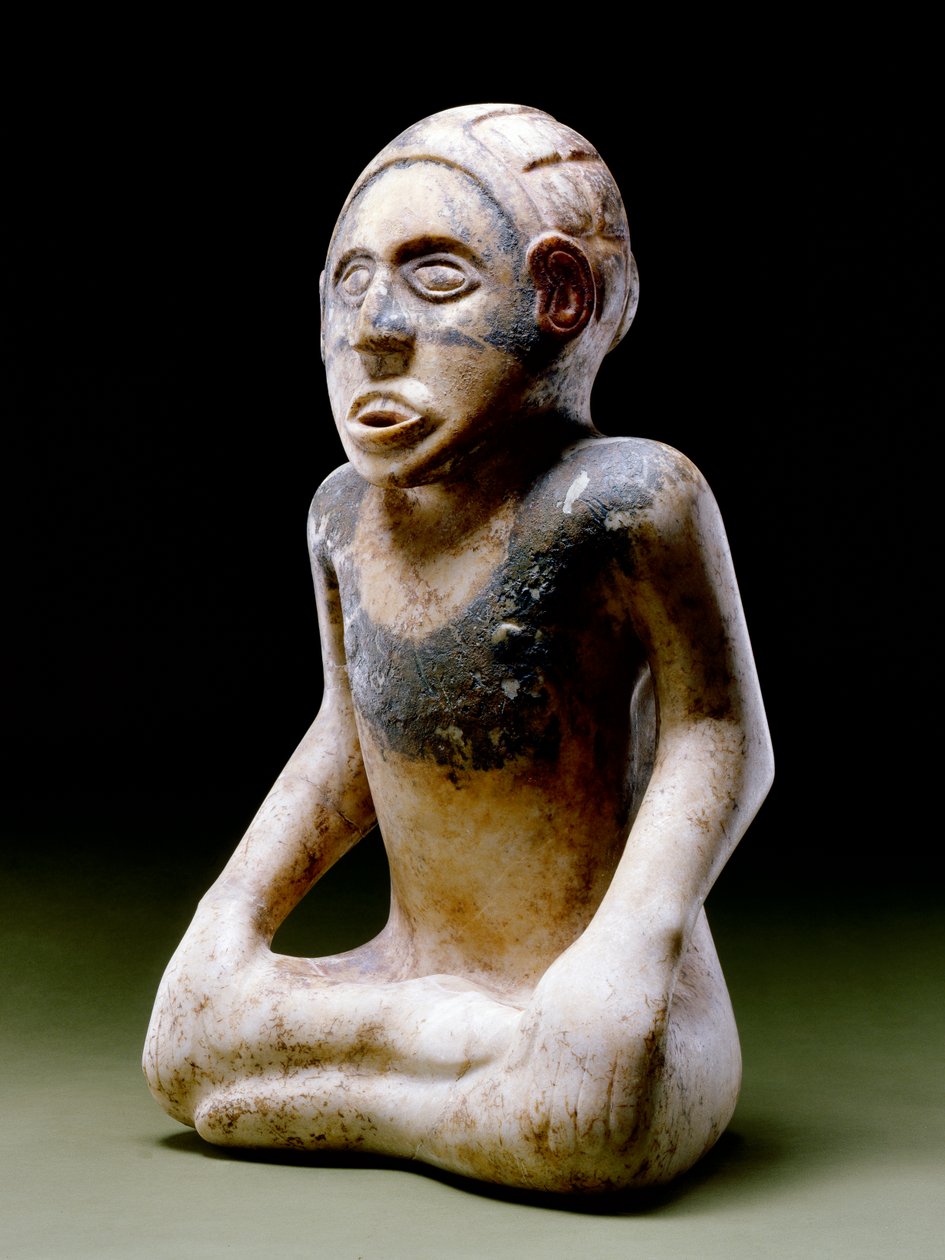 बैठा पुरुष आंकड़ा, 1200-1450 (संगमरमर) (422893 भी देखें) द्वारा मिसिसिपी संस्कृति