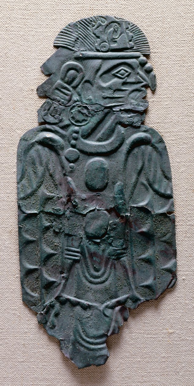 वुलिंग प्लेट, 1200-1400 (तांबा) द्वारा मिसिसिपी संस्कृति