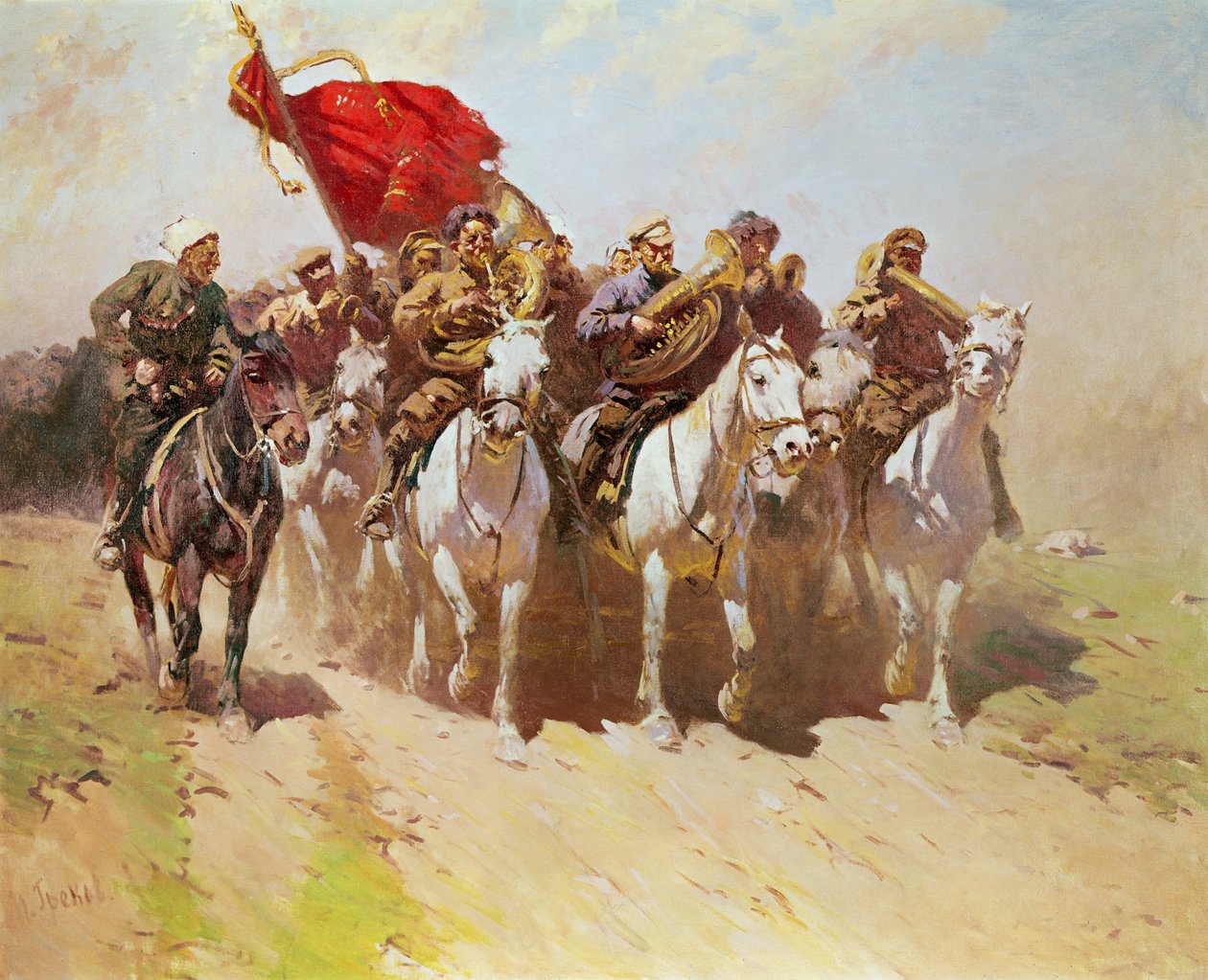 1 माउंटेड आर्मी, 1934 का ब्रास बैंड द्वारा मित्रोफ़ान बोरिसोविक ग्रीकोव