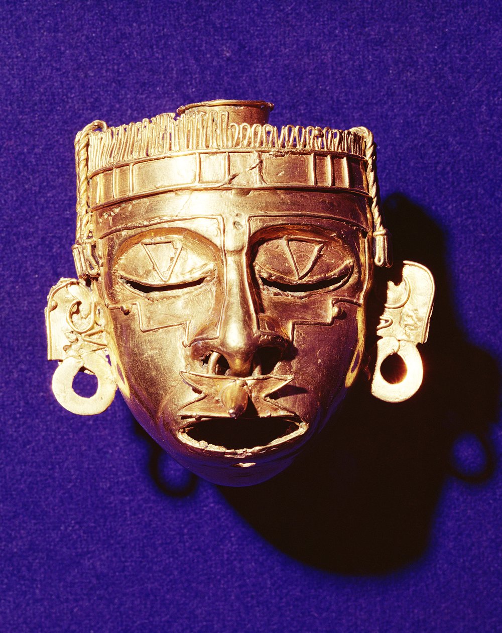 टॉम्ब 7, मोंटे एल्बन, 1300-1450 (स्वर्ण) से देवता Xipe टोटेक द्वारा मिक्स्टेक