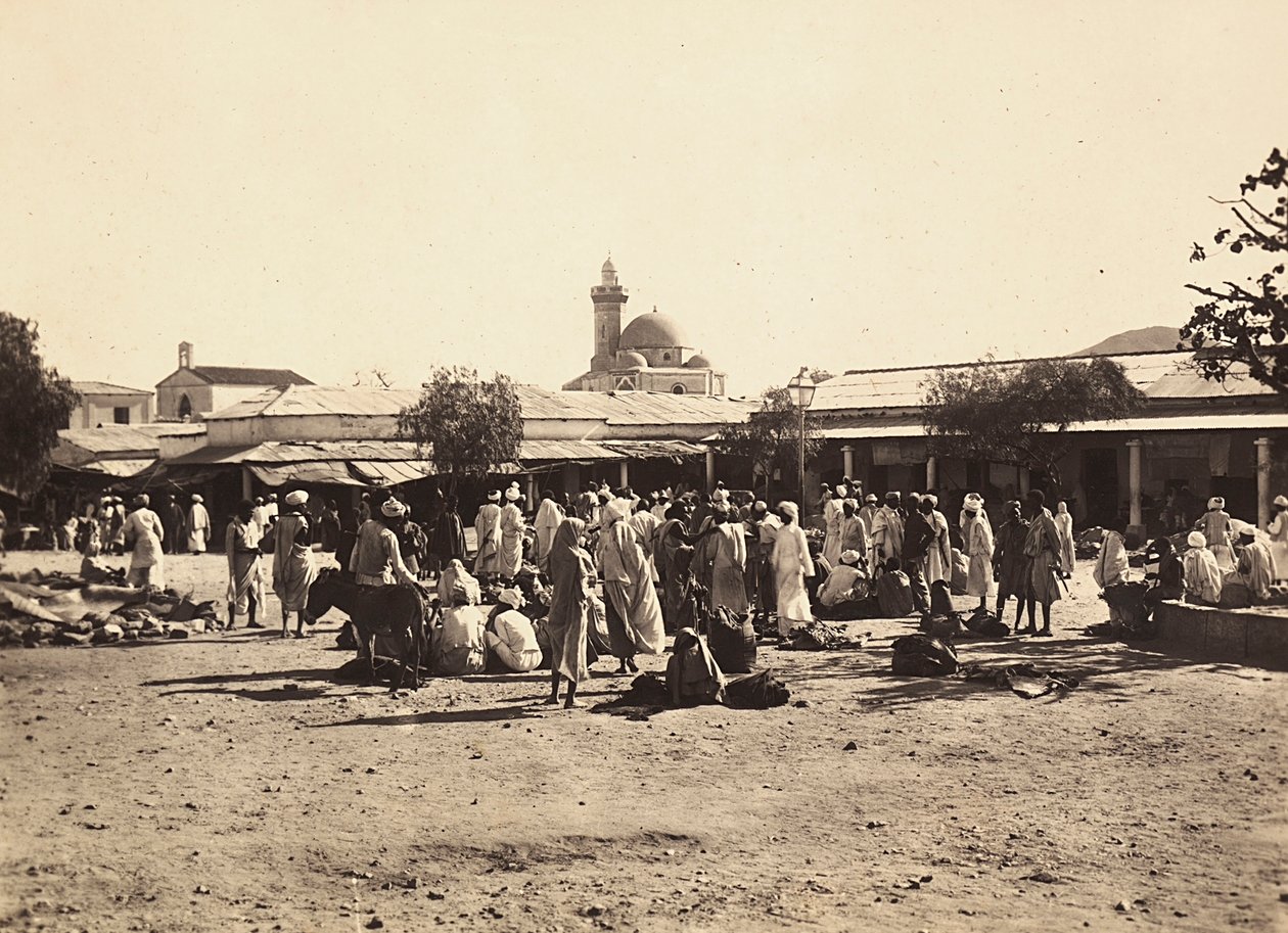 फासिस्ट युग में 'बिल्डिंग ए एम्पायर': चेरेन में मार्केट स्क्वायर, 09/05/1936 (बी/डब्ल्यू फोटो) द्वारा मोडेस्टिनो बाल्डिनेटी