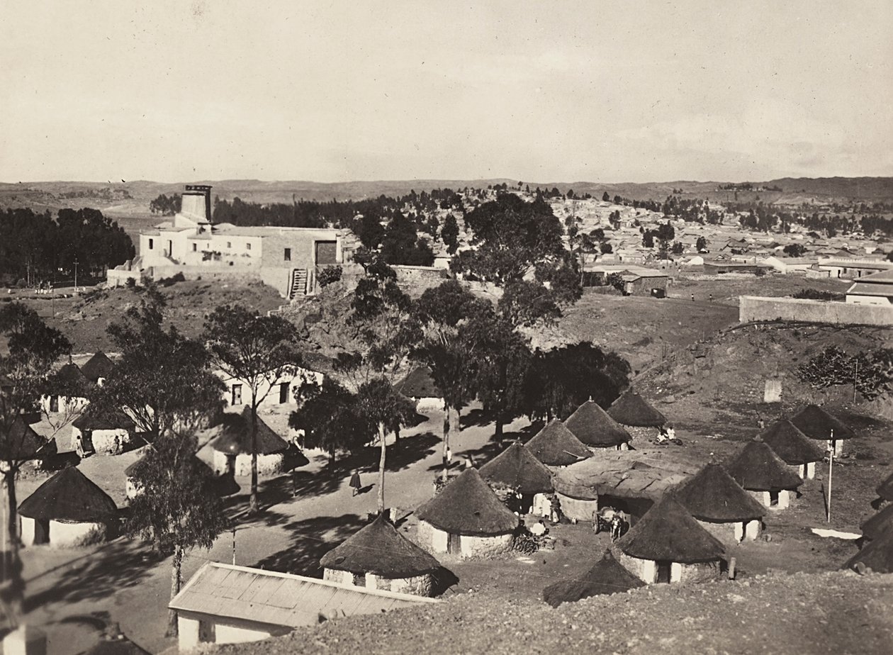 फासिस्ट युग में 'बिल्डिंग ए एम्पायर': अस्मारा का स्वदेशी क्वार्टर, 09/05/1936 (बी/डब्ल्यू फोटो) द्वारा मोडेस्टिनो बाल्डिनेटी