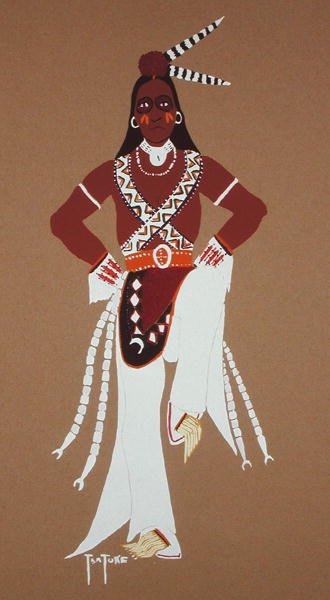 मेडिसिन डांस (स्टैंसिल प्रिंट) द्वारा मोनरो त्सोके