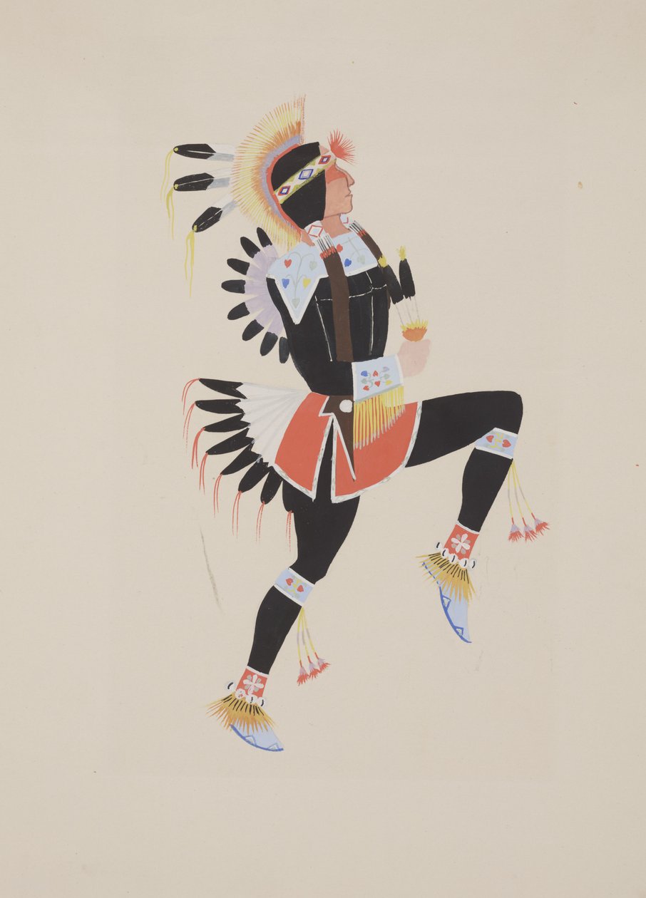 पैनल  1, c.1934 (जल रंग) द्वारा मोनरो त्सोके