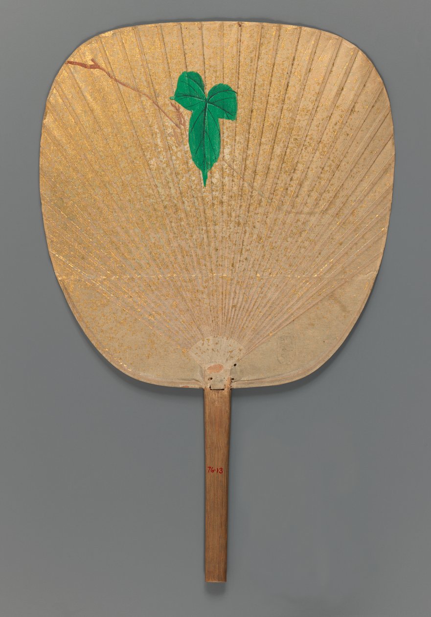 मॉर्निंग ग्लोरी (छंद), c.1870 (स्याही, रंग और कागज पर सोने की परत) द्वारा मोरी इप्पो