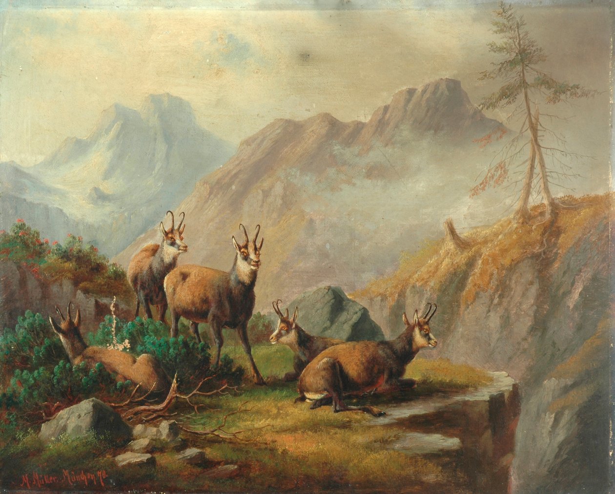 लैंडस्केप, 1870 द्वारा मोरिट्ज मुलर