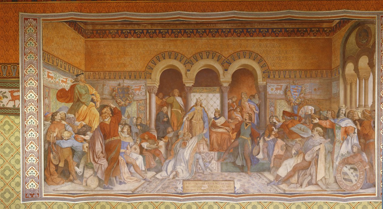 द सिंगर वॉर, c.1854-55 द्वारा मोरिट्ज़ लुडविग वॉन शविंड