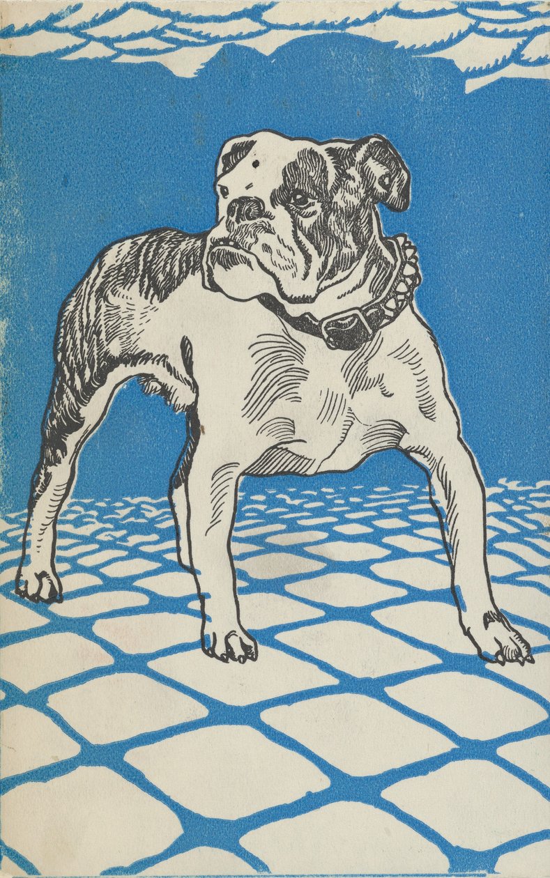 बुलडॉग, 1912. द्वारा मोरित्ज़ जुंग