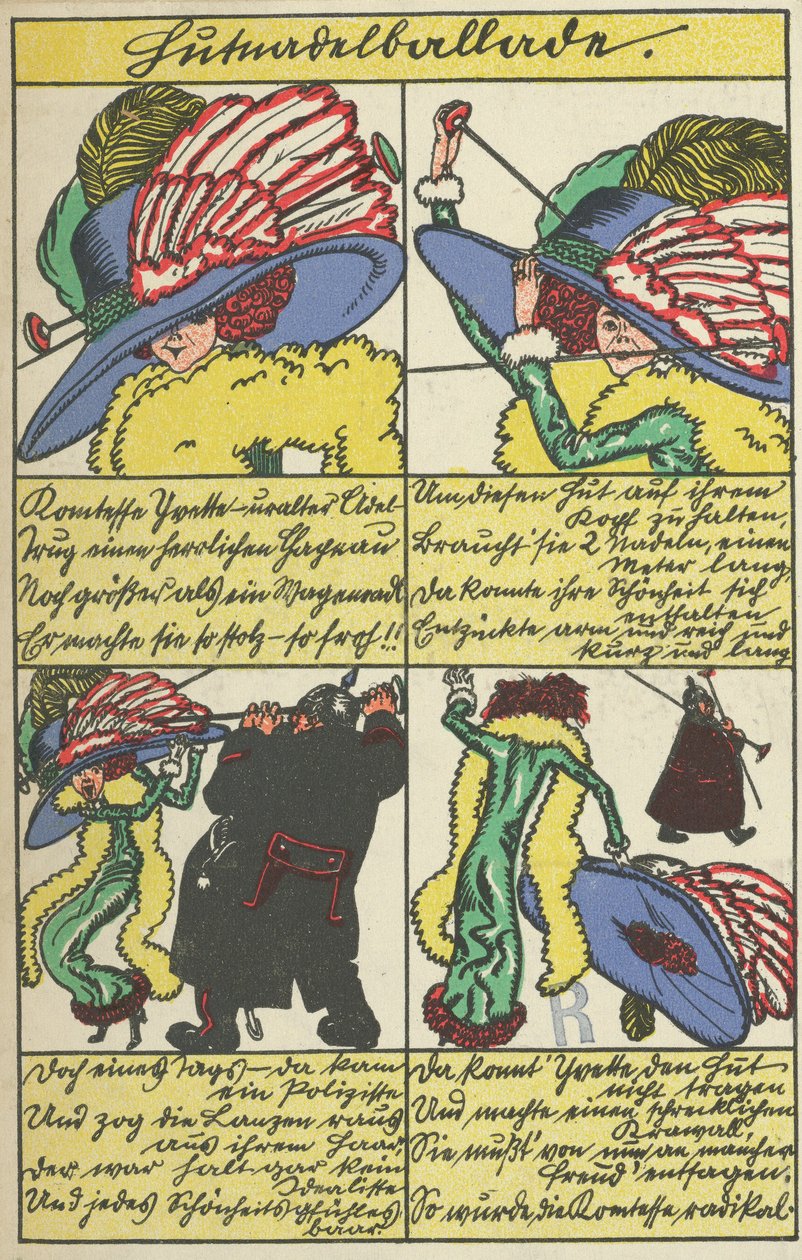 हैटपिन बैलाड हटनडेलबॉलेड, 1911। द्वारा मोरित्ज़ जुंग