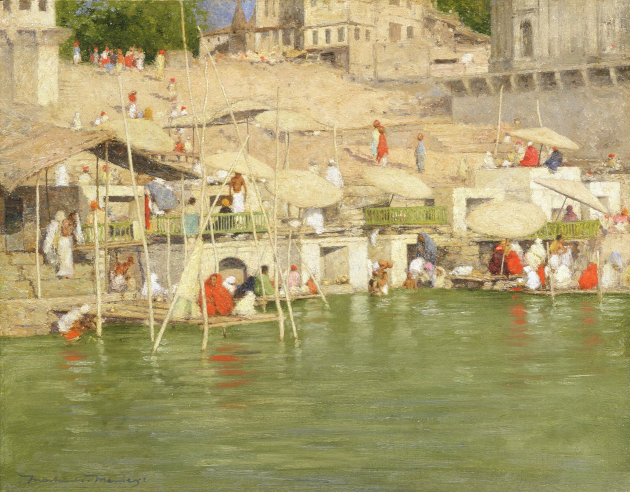 बनारस, c.1901 द्वारा मोर्टिमर लुडिंगटन मेनप्स