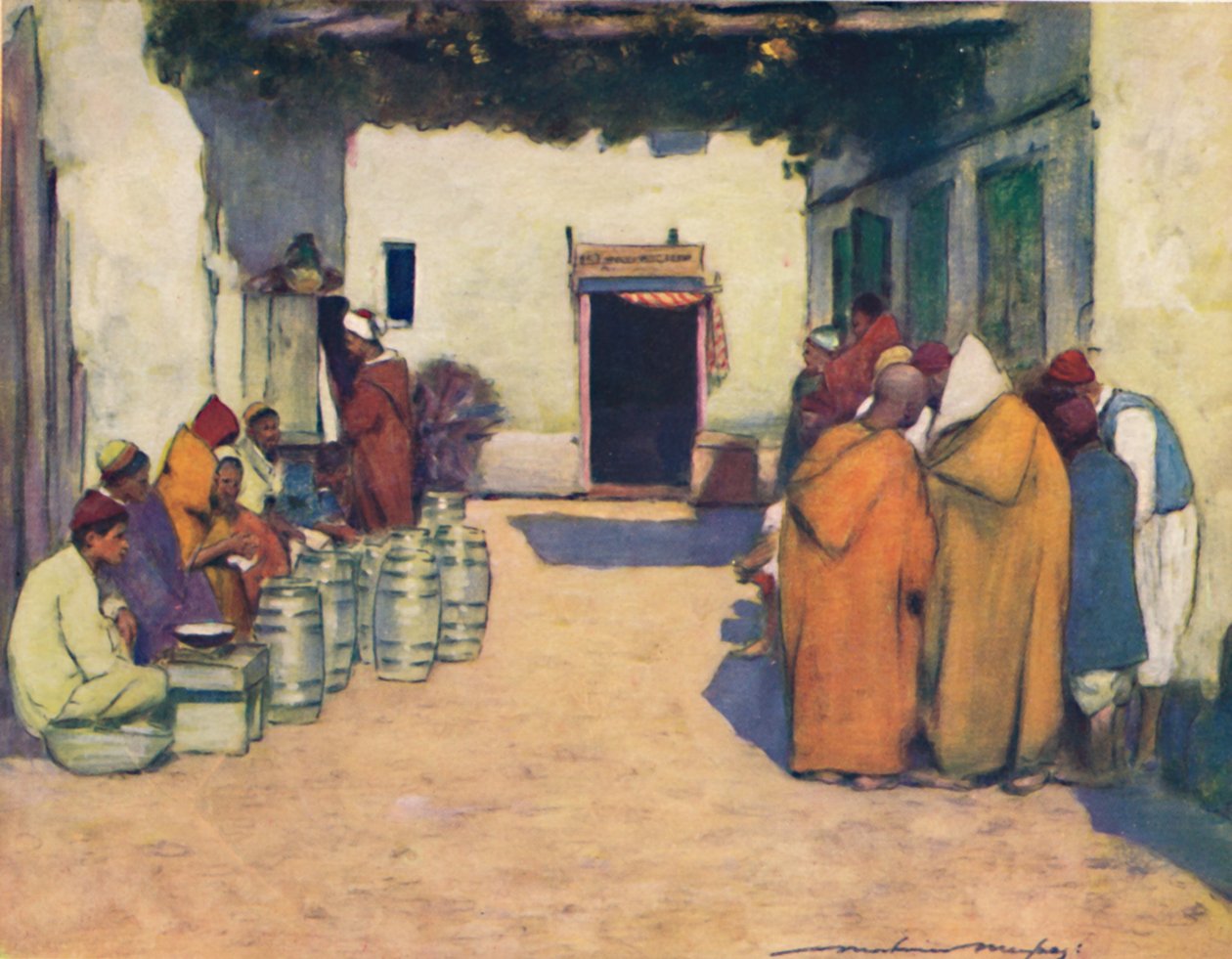 ए कोर्टयार्ड, 1903 द्वारा मोर्टिमर लुडिंगटन मेनपेस