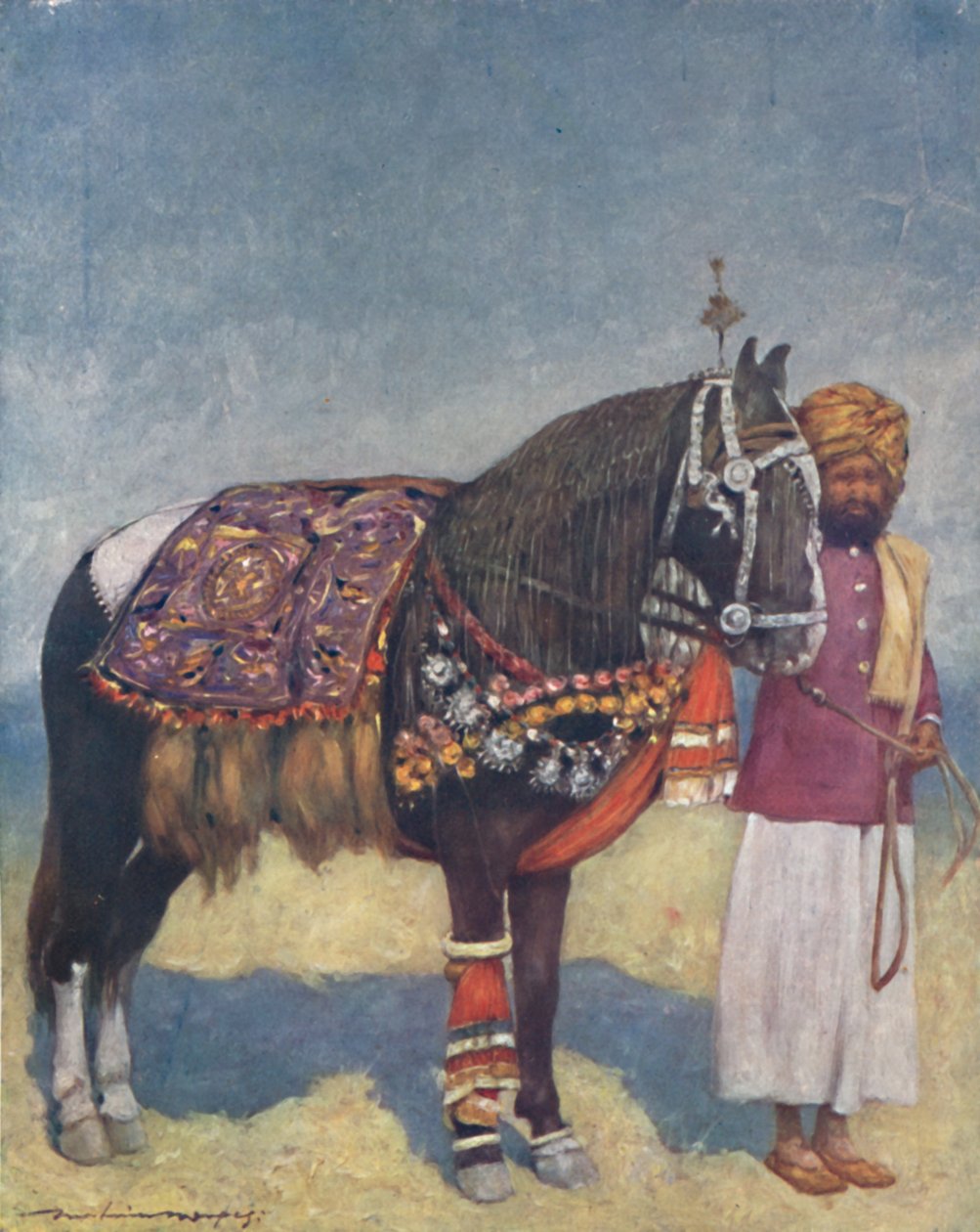 जोधपुर का एक घोड़ा, 1903 द्वारा मोर्टिमर लुडिंगटन मेनपेस