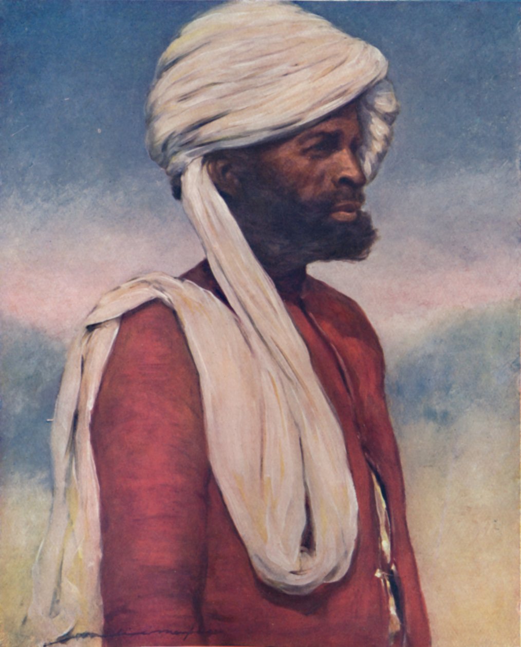 'ए रिटेनर फ्रॉम धार', 1903 द्वारा मोर्टिमर लुडिंगटन मेनपेस