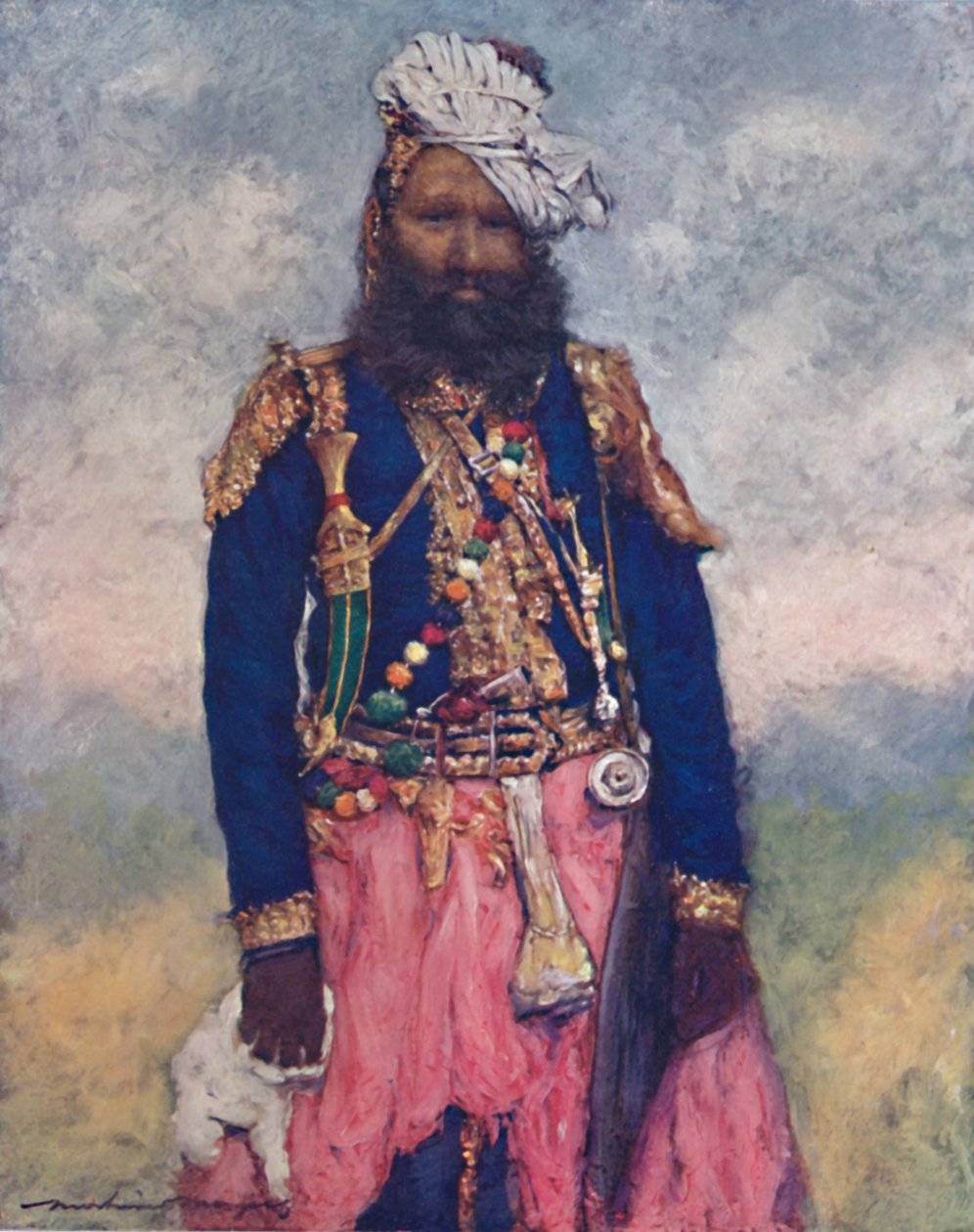 राजगृह से एक रिटेनर, 1903 द्वारा मोर्टिमर लुडिंगटन मेनपेस