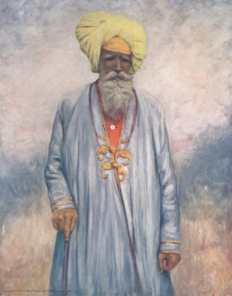 कच्छ के महाराजा का अनुचर, 1903 द्वारा मोर्टिमर लुडिंगटन मेनपेस